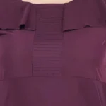 Generic Women's Fit And Flare Purple Dress (Color:Purple, Material:Polyester) - Image 3