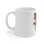 Generic Ceramic Gorila Desing Printed Coffee Mug (Color: White, Capacity:330ml) - Image 4
