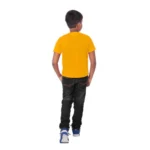 Generic Boys Cotton Will Be Cool Half Sleeve TShirt (Mustard) - Image 2