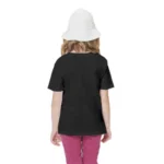 Generic Girls Cotton Rowdy Baby Half Sleeve TShirt (Black) - Image 3