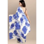Generic Women's Joya Silk Saree with Blouse (Blue, 5-6 Mtrs) - Image 2