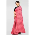 Generic Women's Vichitra Saree with Blouse (Gajari, 5-6 Mtrs) - Image 3