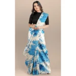 Generic Women's Joya Silk Saree with Blouse (Sky, 5-6 Mtrs) - Image 4