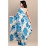 Generic Women's Joya Silk Saree with Blouse (Sky, 5-6 Mtrs) - Image 2