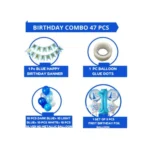 Generic 1St Birthday Baby Boytheme Decorations Kit Combo (Blue) - Image 2