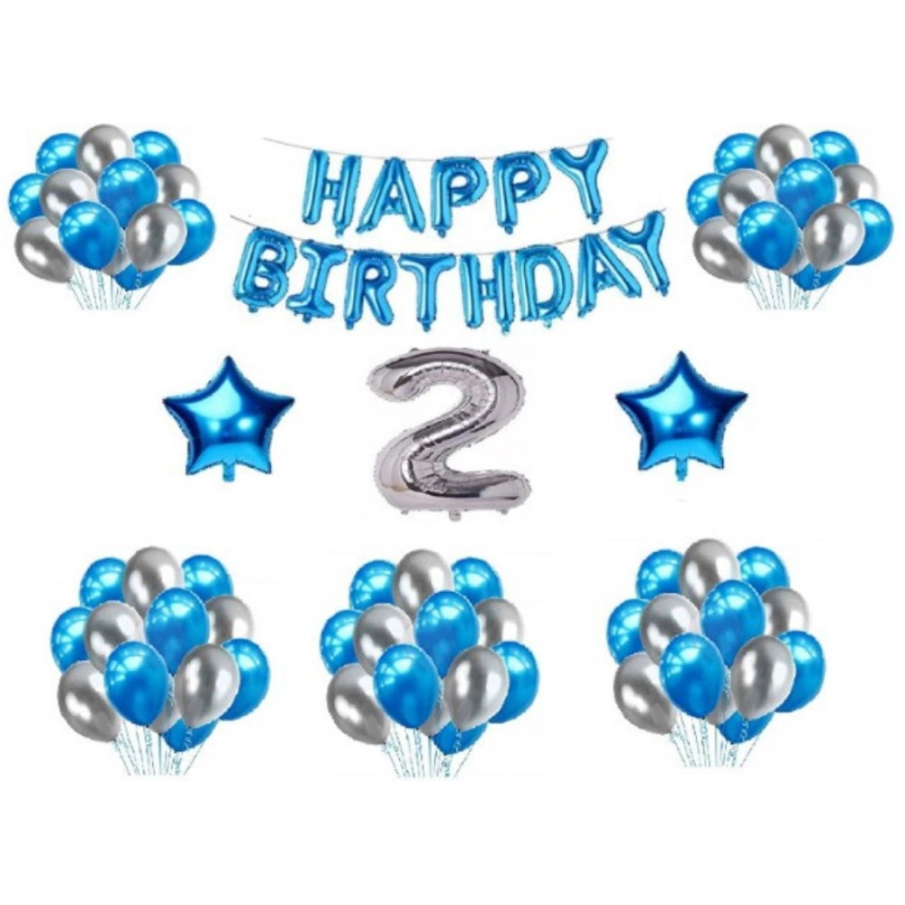 52583085845_2c2f49ddff_o_d-1000x1000-1.webp Generic 2Nd Happy Birthday Decoration Combo With Foil And Star Balloons (Blue, Silver) - Image 1