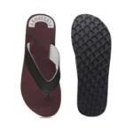 Generic Unisex Rubber Men's Slippers for Ultimate Comfort (Maroon) - Image 5