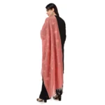 Generic Women's Cotton Embroidered Dupatta (Peach, Length: 2.25 to 2.50 Mtr) - Image 3