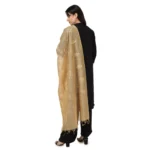 Generic Women's Cotton Embroidered Dupatta (Gold, Length: 2.25 to 2.50 Mtr) - Image 2