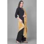 Generic Women's Velvet Gotta Patti Dupatta (Gold, Length: 2.25 to 2.50 Mtr) - Image 2