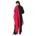 Generic Women's Cotton Embroidered Dupatta (Maroon, Length: 2.25 to 2.50 Mtr) - Image 3