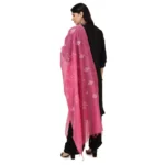 Generic Women's Cotton Embroidered Dupatta (Pink, Length: 2.25 to 2.50 Mtr) - Image 3