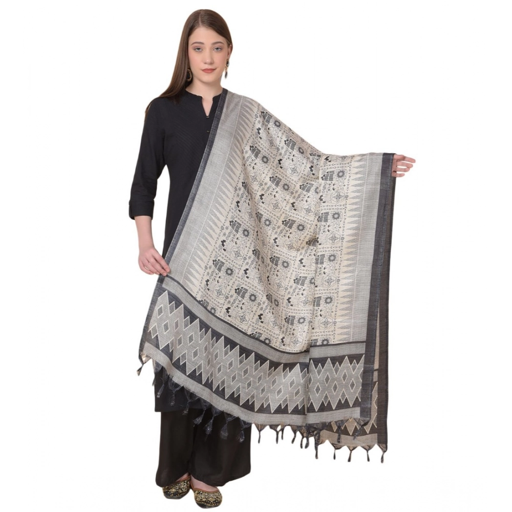 53510458184_4567e2d6d8_o_d-1000x1000-1.webp Generic Women's Art Silk Printed Dupatta (Black, Length: 2.25 to 2.50 Mtr) - Image 1