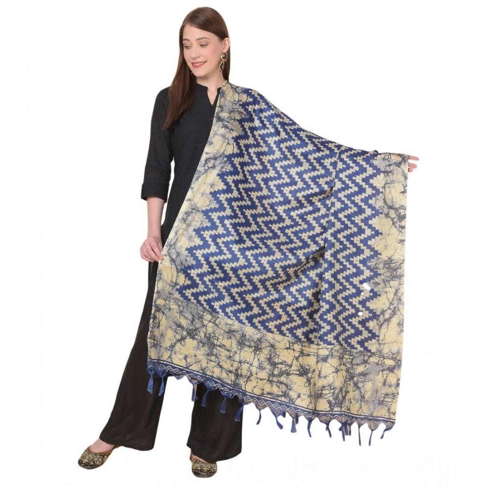53510463619_69f2d9494e_o_d-1000x1000-1.webp Generic Women's Art Silk Printed Dupatta (Blue, Length: 2.25 to 2.50 Mtr) - Image 1