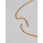 Generic Women's Rose Gold Plated Alloy Hip Belt Kamarband (Red & Green) - Image 3