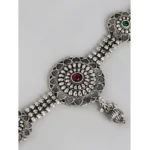 Generic Women's Rose Gold Plated Alloy Necklace & Earings Set (Silver) - Image 2