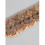 Generic Women's Rose Gold Plated Alloy Necklace & Earings Set (Gold) - Image 2