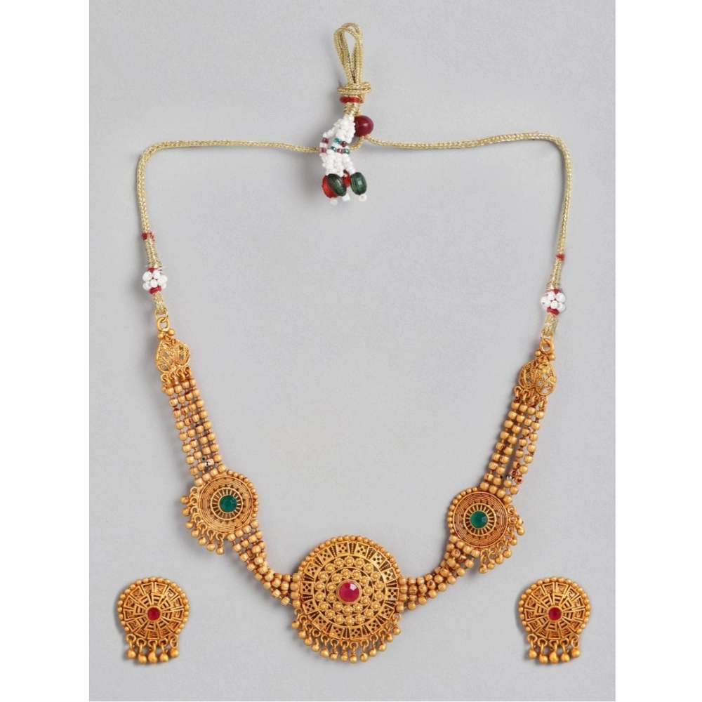 53534460999_ffc08e445a_o_d-1000x1000-1.webp Generic Women's Rose Gold Plated Alloy Necklace & Earings Set (Multicolor) - Image 1