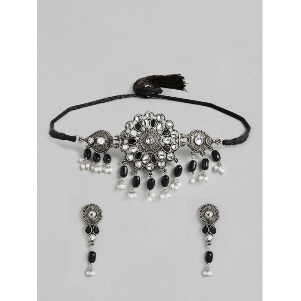 53534564820_401ba717ef_o_d-1000x1000-1.webp Generic Women's Rose Gold Plated Alloy Necklace & Earings Set (Black) - Image 1