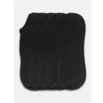Generic 5 Pairs Unisex Casual Cotton Blended Solid Ankle length Socks (Black) - Image 3