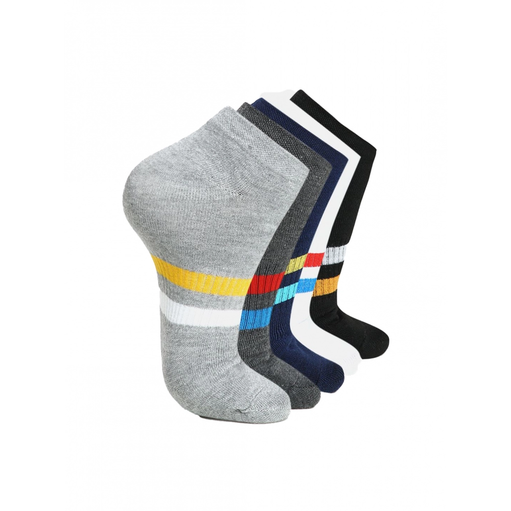 53544724981_10a2a2c247_o_d-1000x1000-1.webp Generic 5 Pairs Unisex Casual Cotton Blended Printed Ankle length Socks (Assorted) - Image 1