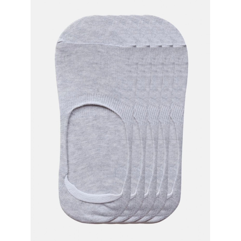 53544908433_02cbfa7948_o_d-1000x1000-1.webp Generic 5 Pairs Unisex Casual Cotton Blended Solid No-show Socks (Light Grey) - Image 1