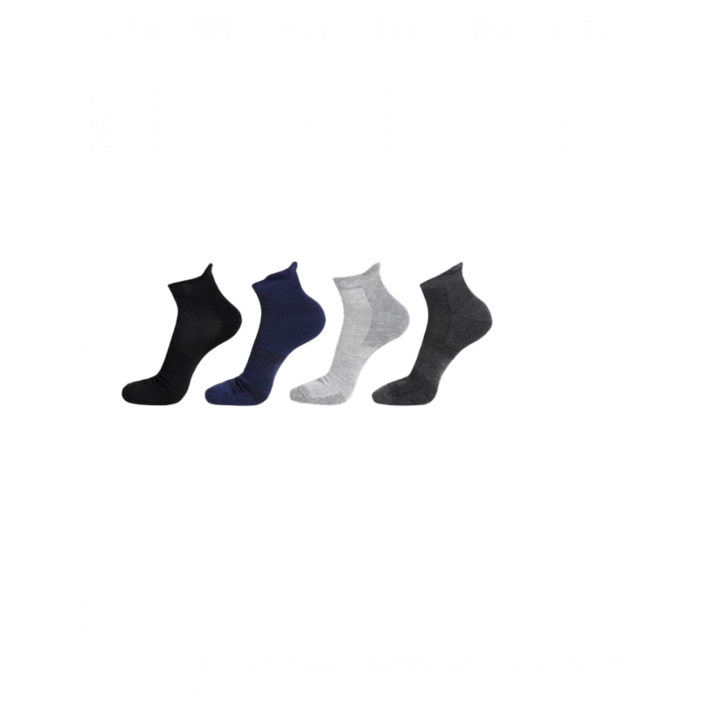 53545162545_0ded40ff89_o_d-1000x1000-1.webp Generic 5 Pairs Unisex Casual Cotton Blended Solid Ankle length Socks (Assorted) - Image 1