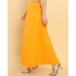 Generic Women's Cotton Solid Free Size Petticoat (Mustard) - Image 5