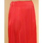 Generic Women's Silk Solid Free Size Petticoat (Red) - Image 2