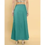 Generic Women's Cotton Solid Free Size Petticoat (Green) - Image 3