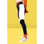 Generic Women's Polyster Solid Sport Leggings (Purple) - Image 2