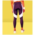 Generic Women's Polyster Solid Sport Leggings (Purple) - Image 4