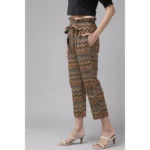 Generic Women's Casual Printed Cotton Trouser Pant (MultiColor) - Image 5