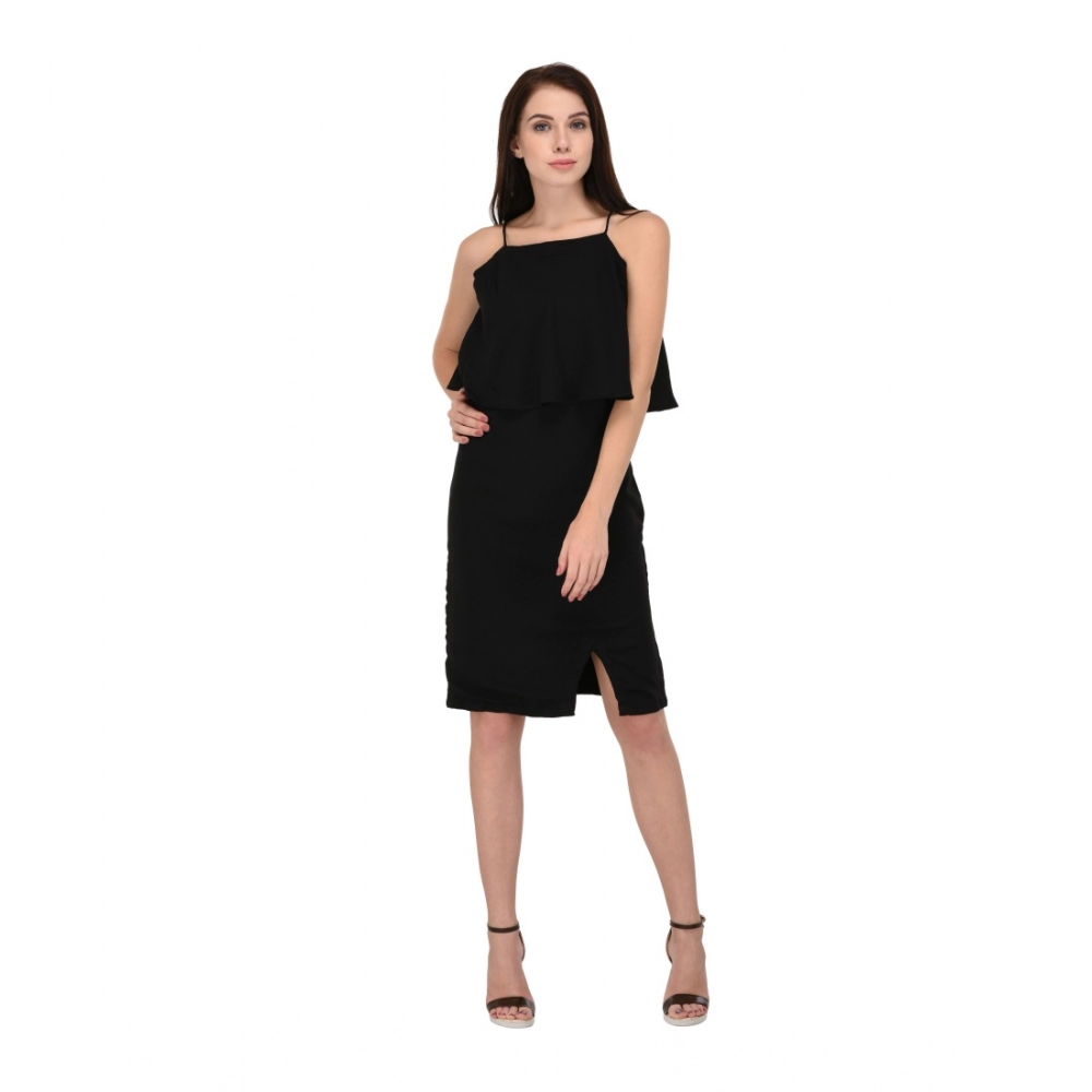 53610378684_76db589e19_o_d-1000x1000-1.webp Generic Women's Cotton Blend Solid Sleeveless Dress (Black) - Image 1