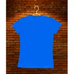 Generic Girl's Casual Short Sleeve Pom Pom Balls Cotton T Shirt (Royal Blue) - Image 3