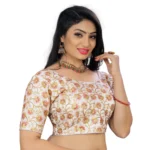 Generic Women's Phantom Cording Readymade Blouse (White, Size: Free Size) - Image 2