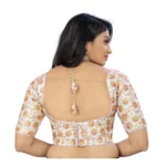 Generic Women's Phantom Cording Readymade Blouse (White, Size: Free Size) - Image 4