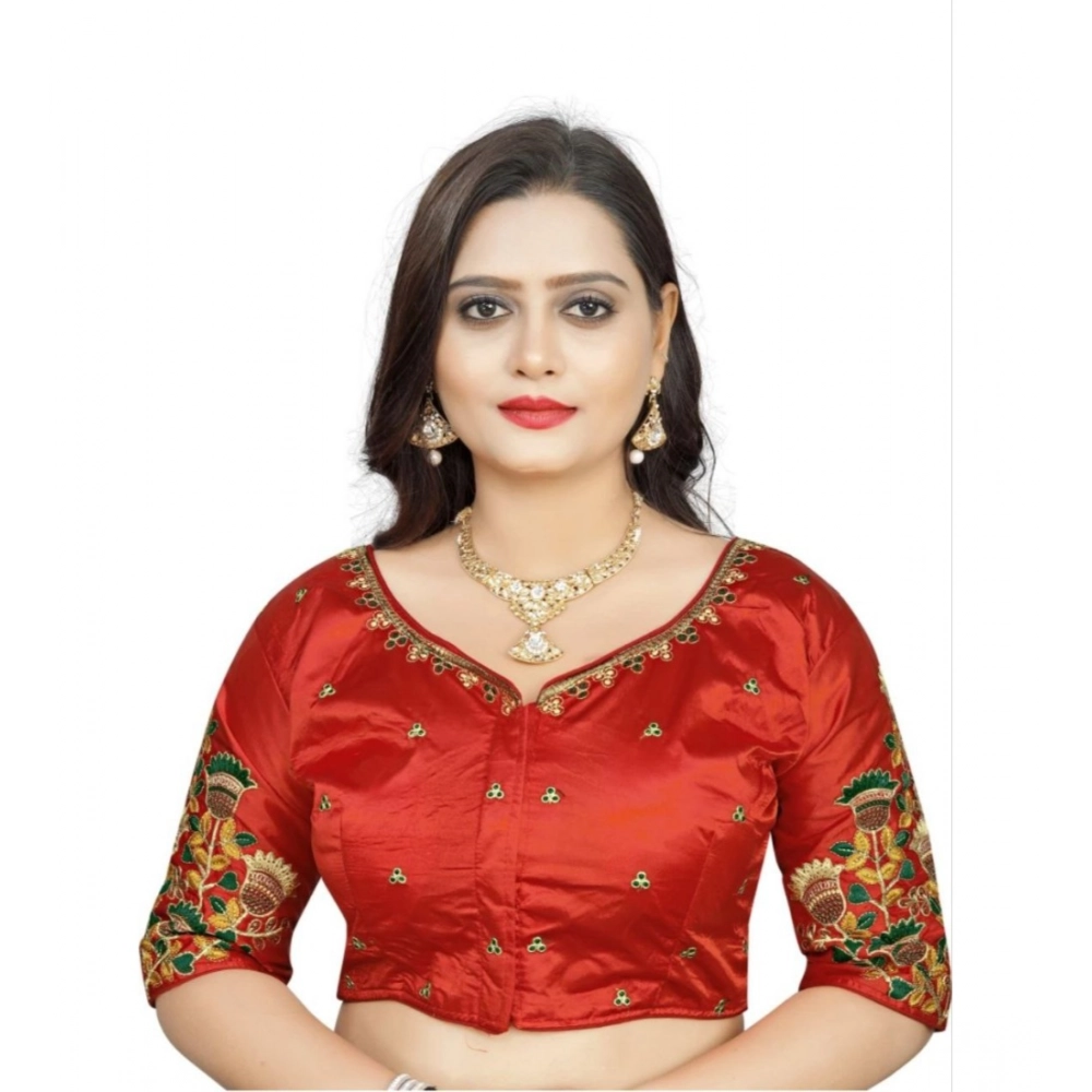 53727292210_c468a61a40_o_d-1000x1000-1.webp Generic Women's Malai Silk Floral Readymade Blouse (Red, Size: Free Size) - Image 1
