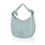 Generic Women's Faux Leather Textured Handbag (Blue) - Image 6