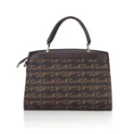 Generic Women's Faux Leather Printed Handbag (Coffee) - Image 3