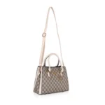 Generic Women's Faux Leather Printed Handbag (Beige) - Image 3