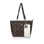 Generic Women's Faux Leather Printed Tote Bag (Brown) - Image 6