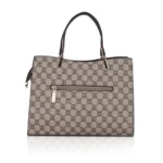 Generic Women's Faux Leather Printed Handbag (Coffee) - Image 4