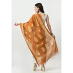 Generic Women's Cotton Printed Dupatta (Rust, Length: Free Size) - Image 4