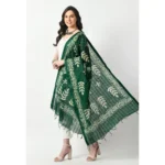 Generic Women's Cotton Printed Dupatta (Green, Length: Free Size) - Image 3