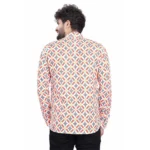 Generic Men's Cotton Blended Printed Full Sleeve Shortkurta (Multicolor) - Image 6