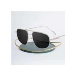 Generic Classic Unisex UV400 Protection Sunglasses (Silver) - Image 2