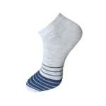 Generic 3_Pair Set Unisex Casual Cotton Striped Ankle Length Socks (Multicolor) - Image 3