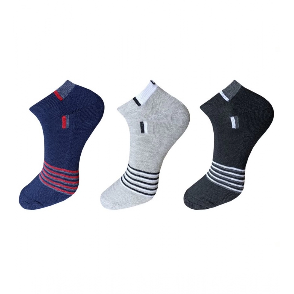 53834819294_9cf8739c19_o_d-1000x1000-1.webp Generic 3_Pair Set Unisex Casual Cotton Striped Ankle Length Socks (Multicolor) - Image 1