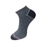 Generic 3_Pair Set Unisex Casual Cotton Solid Ankle Length Socks (Multicolor) - Image 4